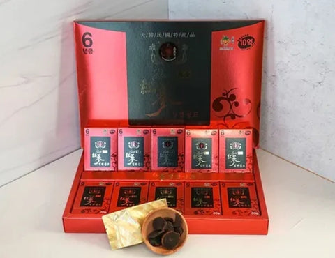 Nonghyup Honeyed Korean Red Ginseng Slices | 홍삼 절편 골드(슬라이스) 20g X 10