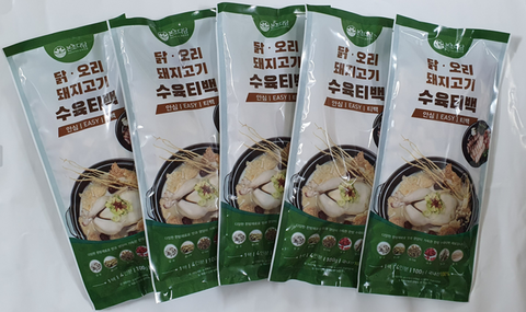 Herb Kit for Korean Ginseng Chicken Soup (5 Tea Bags) | 삼계탕 백숙재료 티백 5개